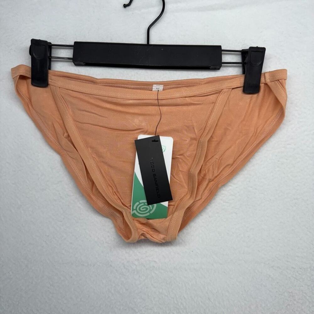 Todd Sanfield Underwear Mens XS Light Pink Orange Essential Endurance Brief NEW